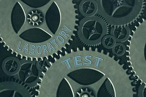 Conceptual hand writing showing Laboratory Test. Business photo showcasing Illustrazione stock