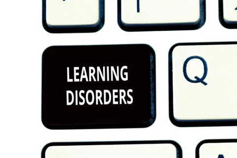 Conceptual hand writing showing Learning Disorders. Business photo text Stock Photos