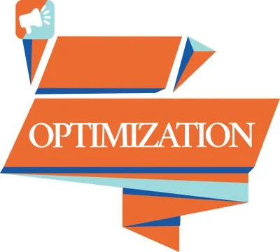 Conceptual hand writing showing Optimization. Business photo showcasing Making Stock Illustration