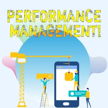 Conceptual hand writing showing Perforanalysisce Management. Business photo s 스톡 일러스트
