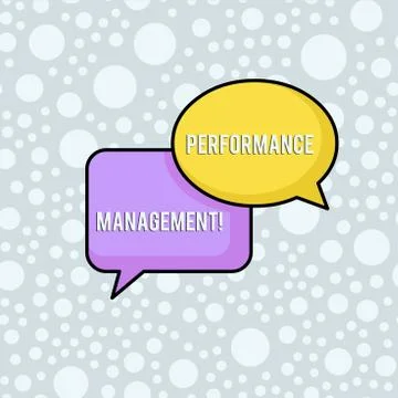 Conceptual hand writing showing Perforanalysisce Management. Business photo text Stockillustratie