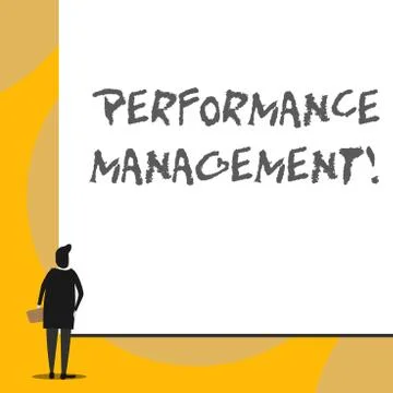 Conceptual hand writing showing Perforanalysisce Management. Business photo 스톡 일러스트
