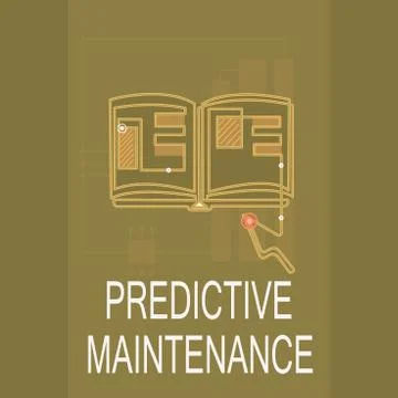 Conceptual hand writing showing Predictive Maintenance. Business photo text Stock Illustration