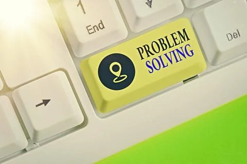Conceptual hand writing showing Problem Solving. Business photo showcasing Stock Photos