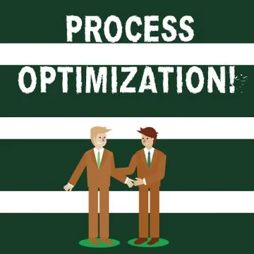 Conceptual hand writing showing Process Optimization. Business photo showcasing Stock Illustration