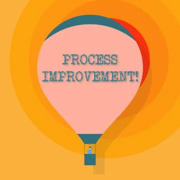 Conceptual hand writing showing Process Improvement. Business photo showcasing 스톡 일러스트
