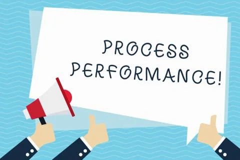 Conceptual hand writing showing Process Perforanalysisce. Business photo text Stock Illustration