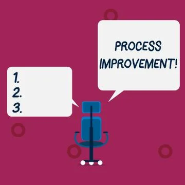 Conceptual hand writing showing Process Improvement. Business photo text Stock Illustration