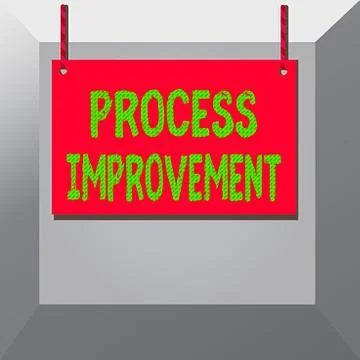 Conceptual hand writing showing Process Improvement. Business photo showcasing 스톡 일러스트