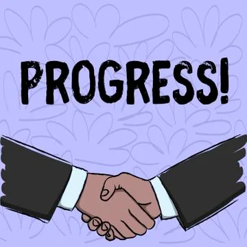 Conceptual hand writing showing Progress. Business photo text Development Growth 库存插图