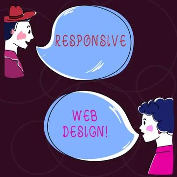 Conceptual hand writing showing Responsive Web Design. Business photo text web Illustration