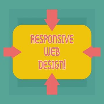 Conceptual hand writing showing Responsive Web Design. Business photo text web Illustration