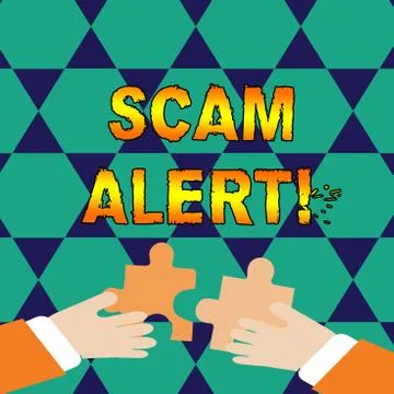Conceptual hand writing showing Scam Alert. Business photo showcasing Stock Illustration