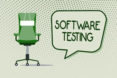 Conceptual hand writing showing Software Testing. Business photo showcasing Stock Illustration