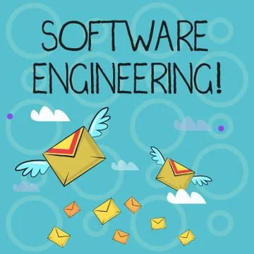 Conceptual hand writing showing Software Engineering. Business photo text apply イラスト素材