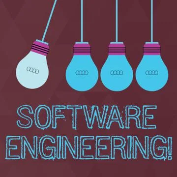 Conceptual hand writing showing Software Engineering. Business photo text apply イラスト素材