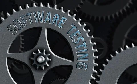 Conceptual hand writing showing Software Testing. Business photo text activity Stock Illustration