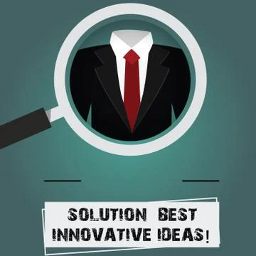 Conceptual hand writing showing Solution Best Innovative Ideas. Business photo Stock Illustration