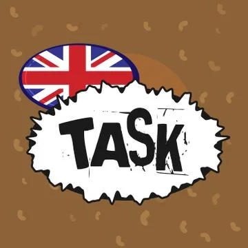 Conceptual hand writing showing Task. Business photo text A piece of work to  库存插图