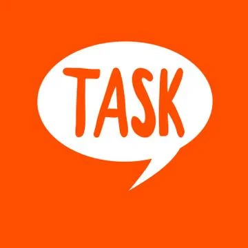 Conceptual hand writing showing Task. Business photo text A piece of work to be Stock Illustration