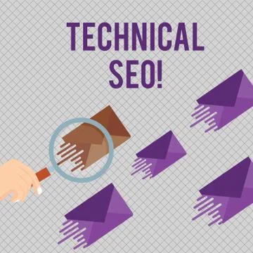 Conceptual hand writing showing Technical Seo. Business photo showcasing イラスト素材