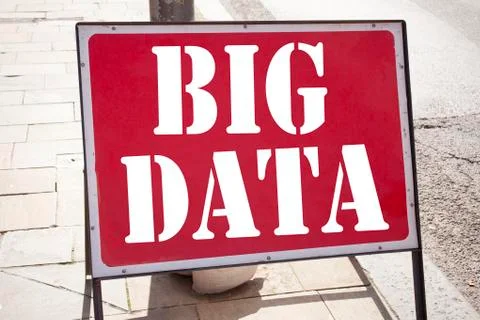 Conceptual hand writing text caption inspiration showing Big Data. Business c Stock Photos