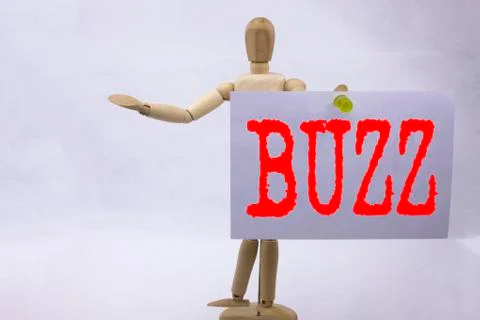 Conceptual hand writing text caption inspiration showing Buzz Business concep Stock Photos