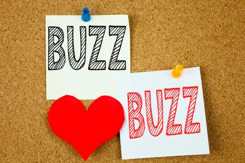 Conceptual hand writing text caption inspiration showing Buzz concept for Buz Stock Photos