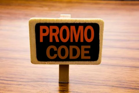 Conceptual hand writing text caption inspiration showing Promo Code. Business 스톡 사진