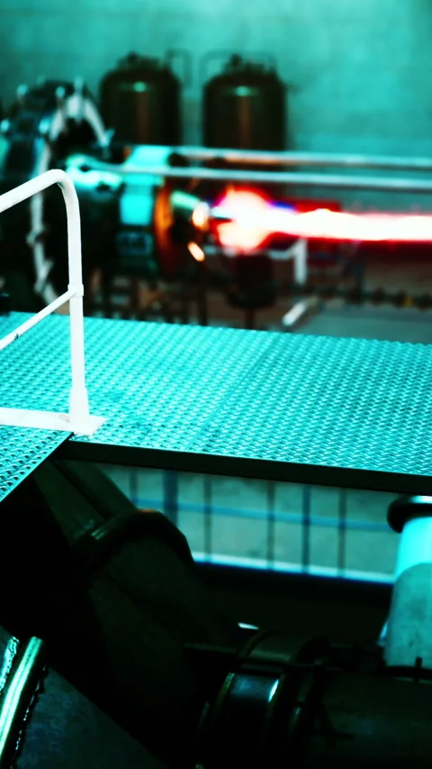 Conceptual high tech power thermonuclear or nuclear reactor 動画素材 280759501