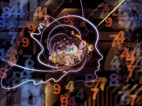 Conceptual Human Technology Stock Illustration
