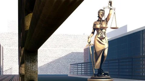 Conceptual illustration on existence in prison 3d rendering Stock Illustration