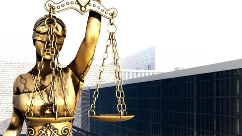 Conceptual illustration on existence in prison 3d rendering Stock Illustration