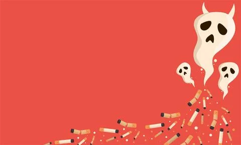 Conceptual illustration vector for World No Tobacco Day Stock-Illustration