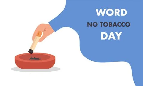 Conceptual illustration vector for World No Tobacco Day Stock-Illustration