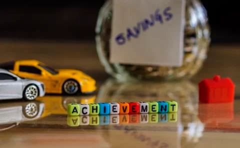 Conceptual image of achievement.  Stock Photos