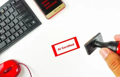 Conceptual image of artificial intelligence. Stock Photos