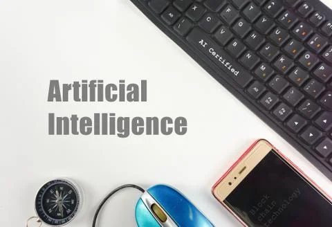 Conceptual image of artificial intelligence.  Stock Photos