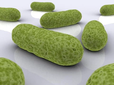 Conceptual image of bacteria. Stock Illustration