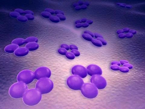 Conceptual image of cell surface receptors. 스톡 일러스트