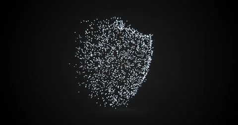 Conceptual image of cloud computing data security Stockfoto's