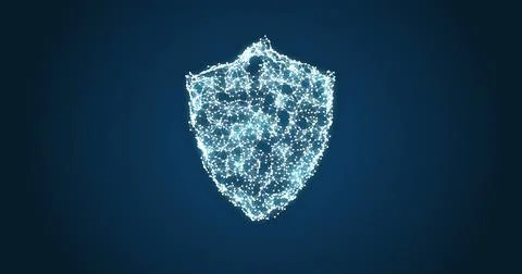 Conceptual image of cloud computing data security Stock Photos