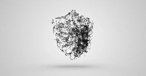 Conceptual image of cloud computing data security Stock Photos