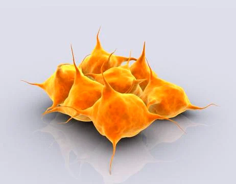 Conceptual image of a group of platelets. Stock Illustration
