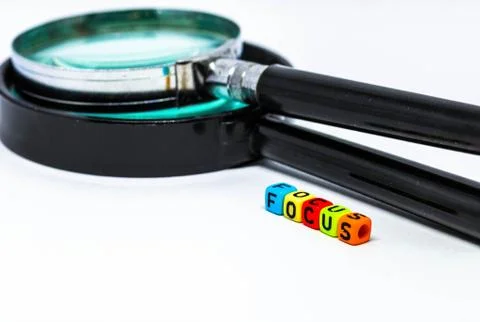 Conceptual image of high focus required in business Stock Photos