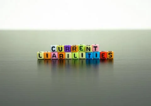 Conceptual image of liabilities.  Stock Photos