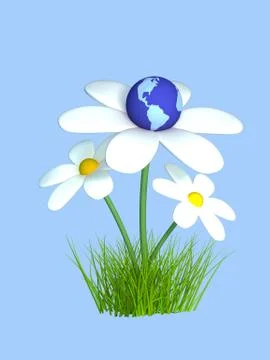 Conceptual image - preservation of an environment Stock Illustration