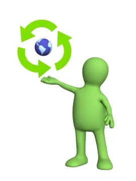 The conceptual image - protection of an environment Stock Illustration