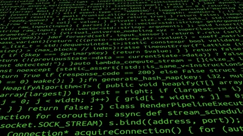 Conceptual java code of web page or javascript programming concept. Stock Footage 293714984