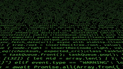 Conceptual java code of web page or javascript programming concept. Stock Footage 293714989